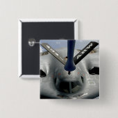 A B-2スピリットの航空機が定位置に着く 缶バッジ (正面&裏面)