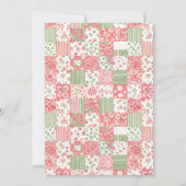 A Baby and Her Dog | Girl's Pink Baby Shower 招待状 (裏面)