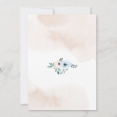 A Baby Boy Is Brewing Tea Party Baby Shower  招待状 (裏面)