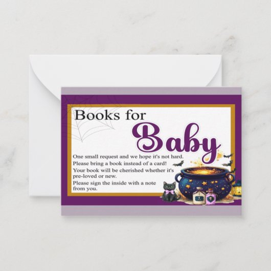 A Baby Brewing _Books for Baby ノートカード (正面)