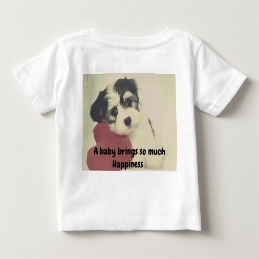 A Baby brings ベビーTシャツ (裏面)