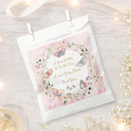 A Baby Butterfly Is On Her Way Baby Shower フェイバーバッグ