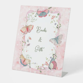 A Baby Butterfly Is On Her Way Baby Shower 台座サイン