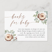 A Baby Is Brewing Baby Shower Books For Baby Card エンクロージャーカード (正面)