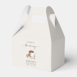 A Baby is Brewing Baby Shower Paper Favor Boxes フェイバーボックス