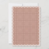 A Baby is Brewing Coffee Baby Show Invitation 招待状 (裏面)