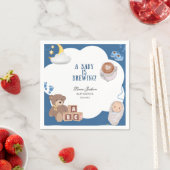 A Baby Is Brewing Coffee Baby Shower  スタンダードカクテルナプキン (インサイチュ)