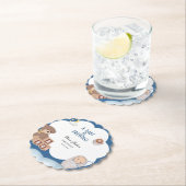 A Baby Is Brewing Coffee Baby Shower ペーパーコースター (インサイチュ)