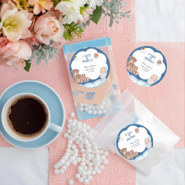 A Baby Is Brewing Coffee Baby Shower ラウンドシール