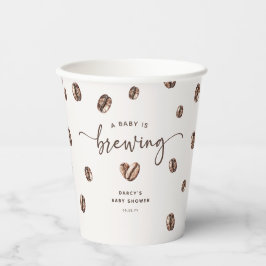 'a Baby is Brewing' Coffee Baby Shower 紙コップ