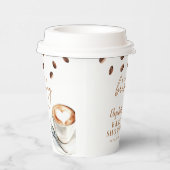 A Baby Is Brewing Coffee Baby Shower 紙コップ (右)