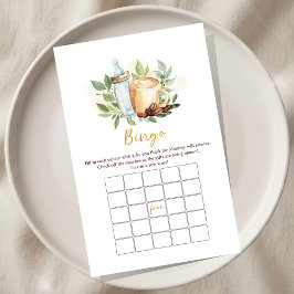 A Baby is Brewing Coffee Baby Shower Bingo Game