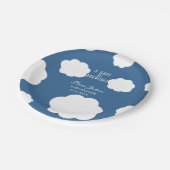 A Baby Is Brewing Coffee Baby Shower Invitation ペーパープレート (アングル)