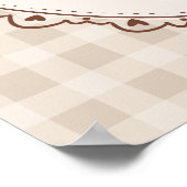 A Baby is Brewing Coffee Baby Shower Welcome ポスター (角)