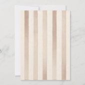 A Baby is Brewing Coffee bow hand drawn Shower 招待状 (裏面)