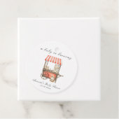 A Baby Is Brewing Coffee Cart Baby Shower フェイバータグ (インサイチュ)