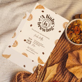 A Baby is Brewing | Coffee & Pastry Baby Shower 招待状