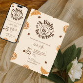 A Baby is Brewing | Coffee & Pastry Baby Shower 招待状