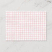 A baby is brewing coffee pink bow diaper raffle エンクロージャーカード (裏面)