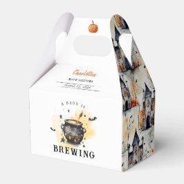 A Baby is Brewing Halloween Cauldron Baby Shower フェイバーボックス