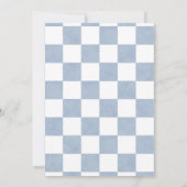 A Babysauraus is on the Way Cute Baby Shower 招待状 (裏面)