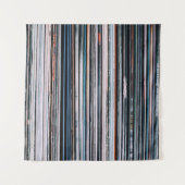 A background consisting of a stack of records in t タペストリー (正面(横))