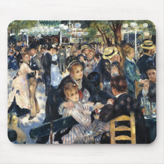 A Ball At the Moulin de la Galette -ルノアール マウスパッド (正面)