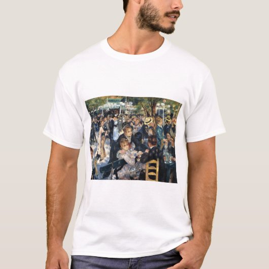 A Ball At the Moulin de la Galette -ルノアール Tシャツ (正面)