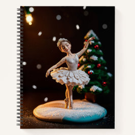 a ballerina dream clay modeling at christmas with  ノートブック
