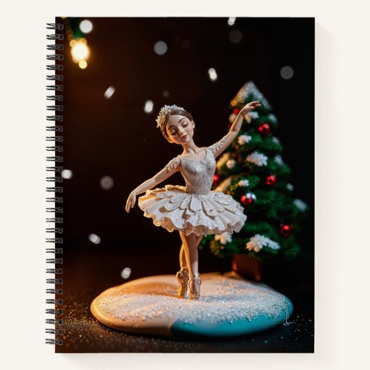 a ballerina dream clay modeling at christmas with  ノートブック (正面)