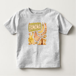 A Banana / Illustration of Banana  トドラーTシャツ