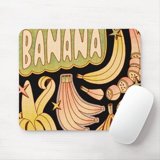 A Banana / Illustration of Banana  マウスパッド (マウス)