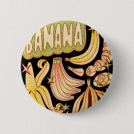 A Banana / Illustration of Banana  缶バッジ