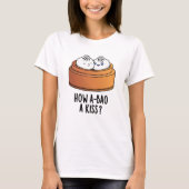 A-baoキスおもしろいDimsum Pun Tシャツ (正面)