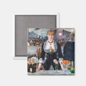 A Bar at the Folies-Bergere, Manet マグネット (正面/裏面)