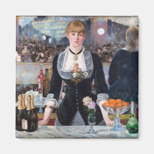 A Bar at the Folies-Bergere, Manet マグネット (正面)