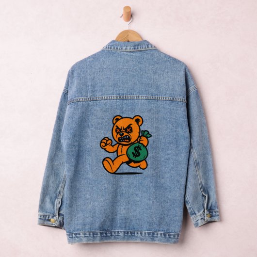 A BEAR THIEF SWEATSHIRT Denim Jacket デニムジャケット (ハンガー)