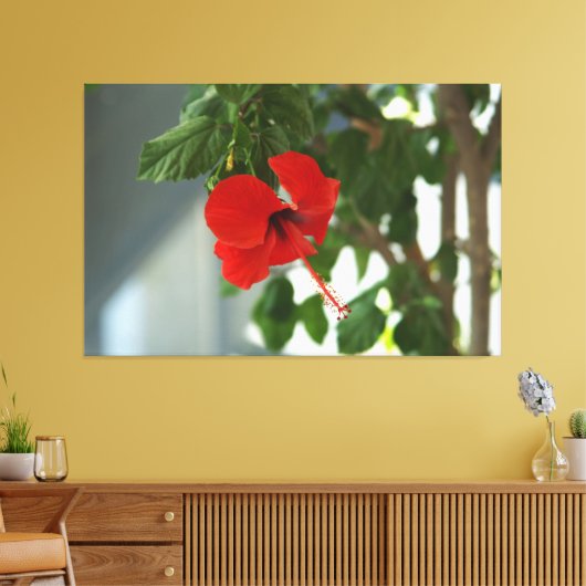 A beautiful bridal bouquet poster キャンバスプリント (インサイチュ (リビング))