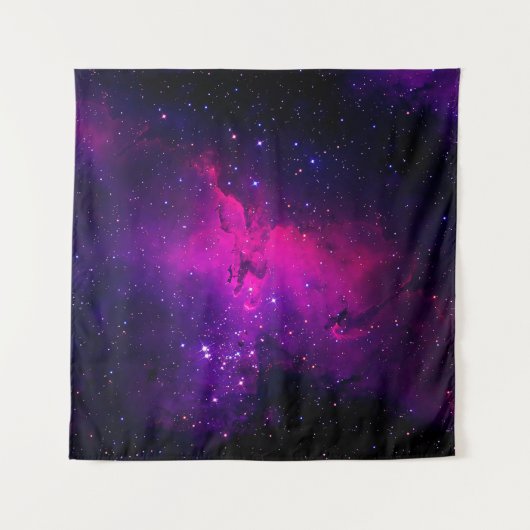 A beautiful, bright space nebula. background,abstr タペストリー (正面(横))