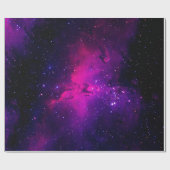 A beautiful, bright space nebula. background,abstr ラッピングペーパー (フラット)
