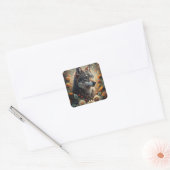 A Beautiful Forest Wolf スクエアシール (封筒)