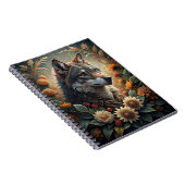 A Beautiful Forest Wolf ノートブック (右側)