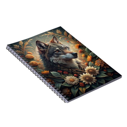 A Beautiful Forest Wolf ノートブック (右側)