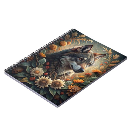 A Beautiful Forest Wolf ノートブック (左側)