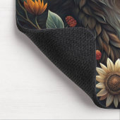 A Beautiful Forest Wolf マウスパッド (コーナー)