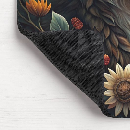 A Beautiful Forest Wolf マウスパッド (コーナー)