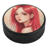 A beautiful girl exuding grace in nature アイスホッケーパック (3/4)