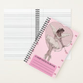 A beautiful girly pink note book (scketch book) ノートブック (内側)