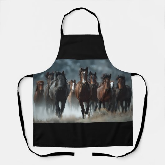 A beautiful Horse designed Apron エプロン (正面)