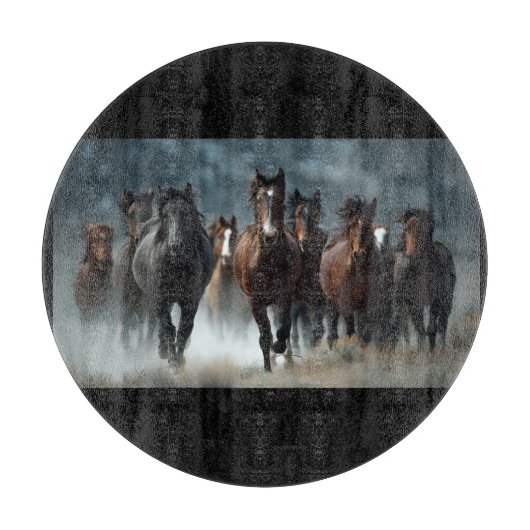 A beautiful Horse designed cutting board カッティングボード (正面)
